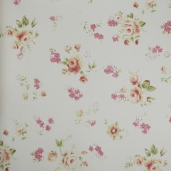 Papel de parede, floral, rosa, fundo bege